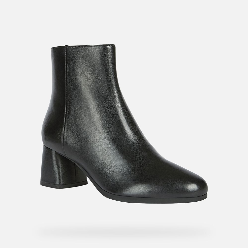 Geox Bayan Ankle Bot Siyah - Calinda Mid - HKL-832419